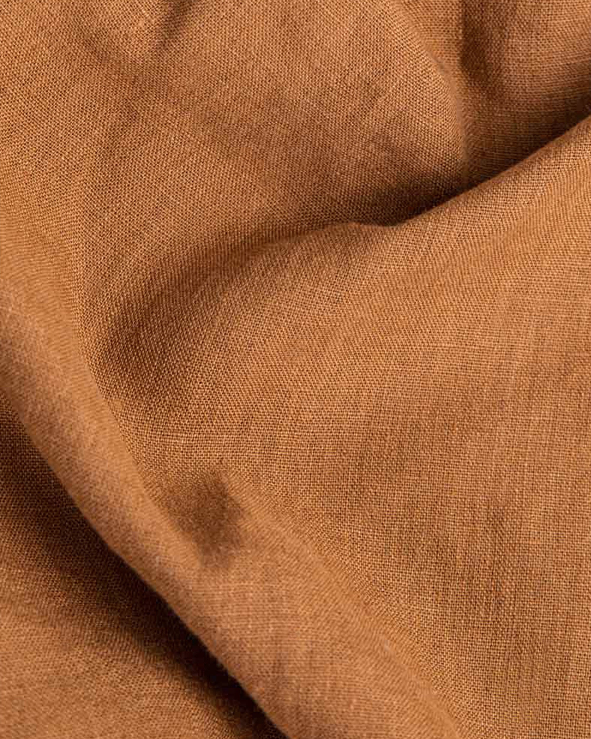 Cinnamon linen duvet cover set (3 pcs)
